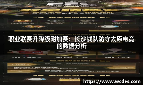 职业联赛升降级附加赛：长沙战队防守太原电竞的数据分析